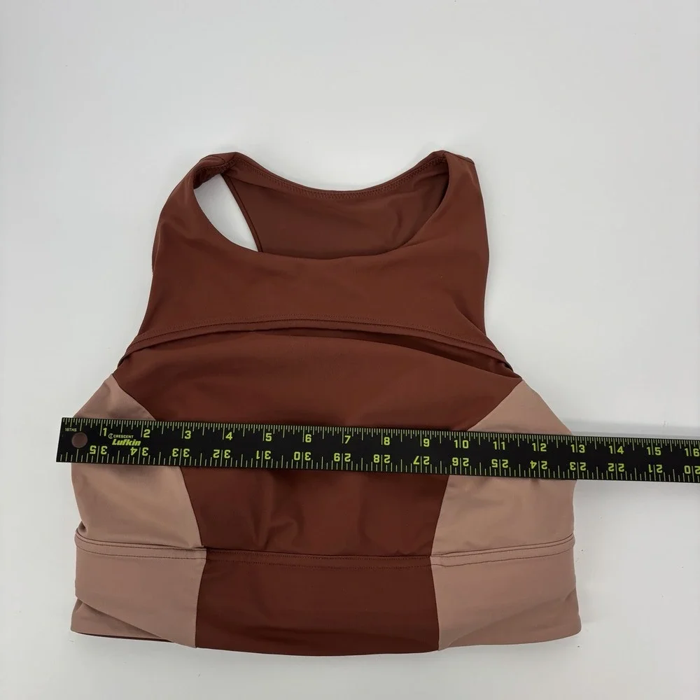 Lululemon Hike to Swim Bra Ancient Copper Pink Clay Size 4/6 LW2DCHS *see descri